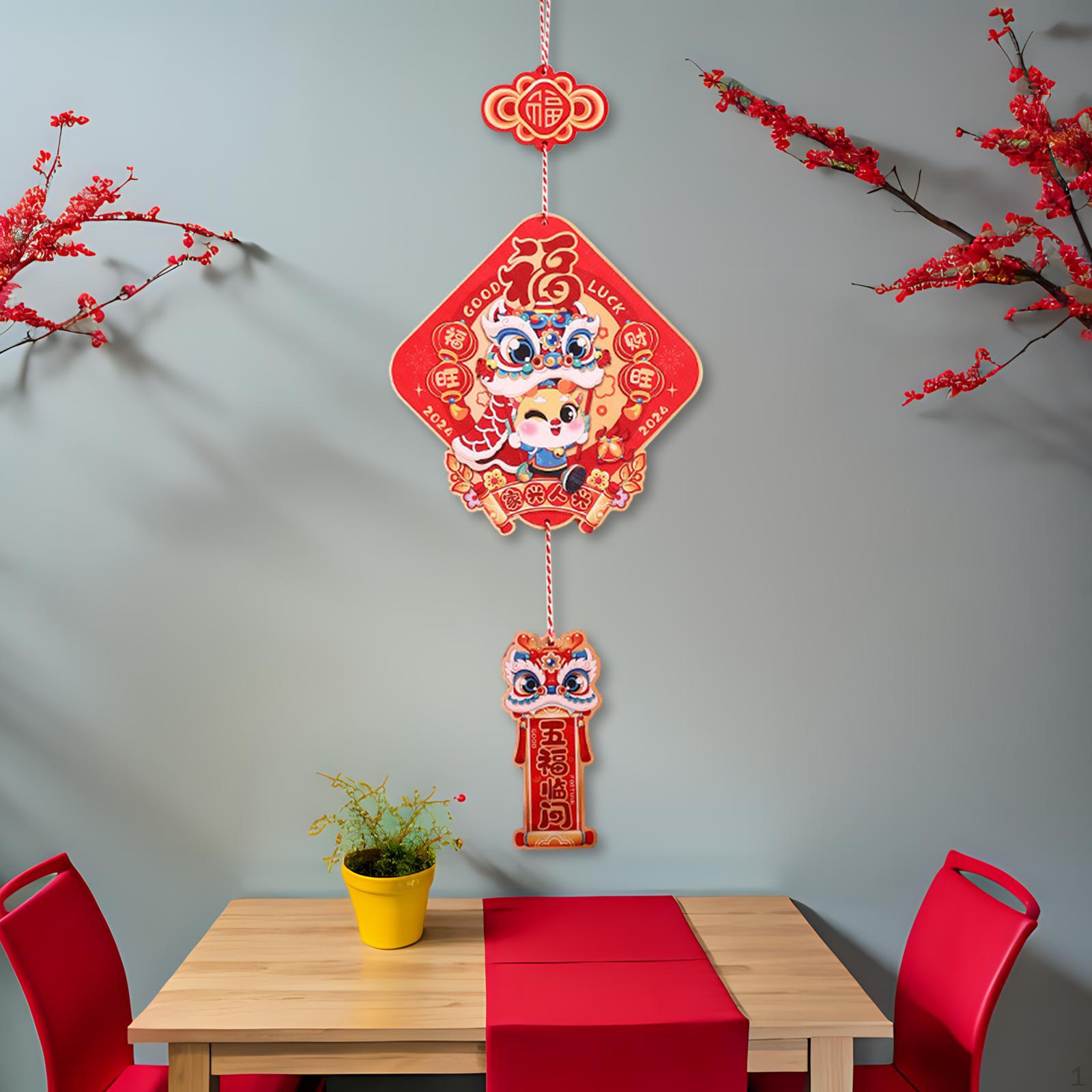 Dragon Year Pendant Chinese Hanging Decoration Red Spring Festival Decor Fu Character for
Dragon Year Pendant Chinese Hanging Decoration Red Spring Festival Decor Fu Character for