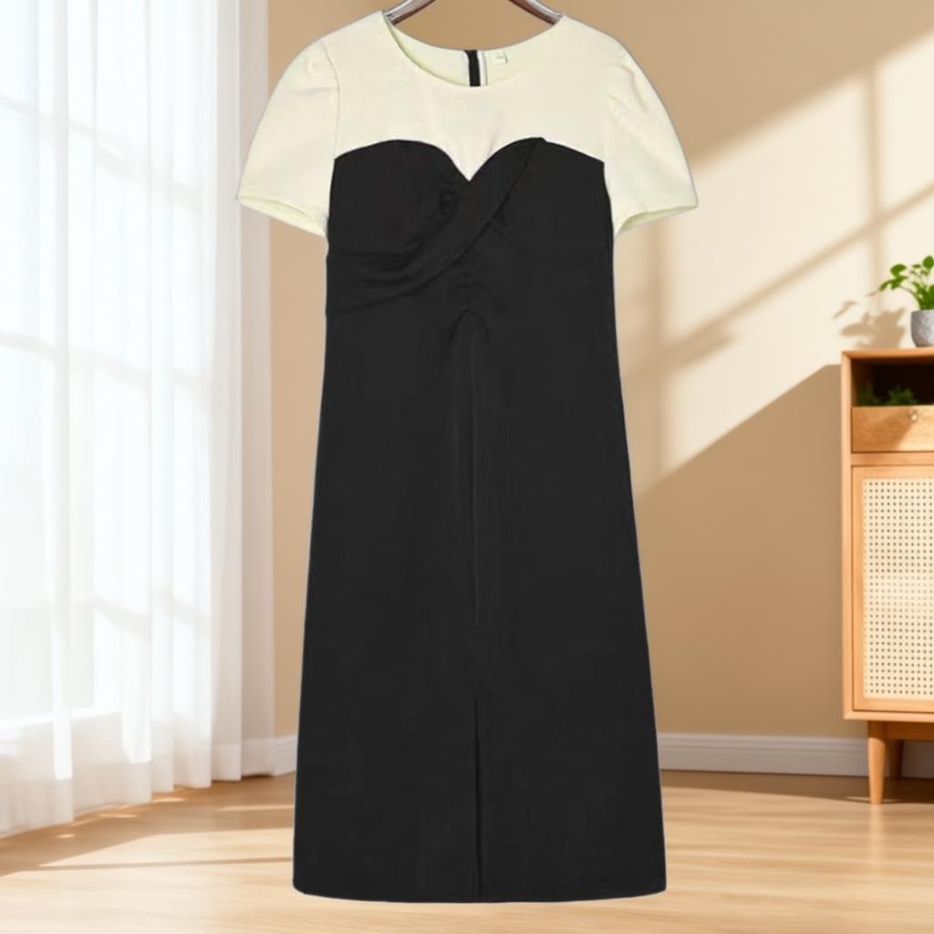 French Elegance Slimming Color Block Slit Dress - Summer 8310 2XL (128-138 Jin)
French Elegance Slimming Color Block Slit Dress - Summer 8310 2XL (128-138 Jin)