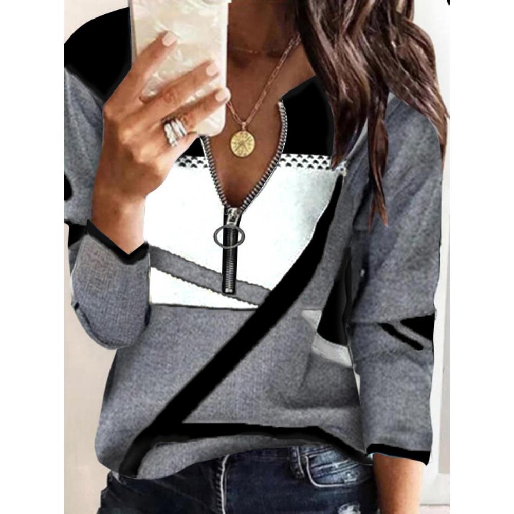 HNXC Женская мода повседневная осень-зима с длинным рукавом и воротником-молнией блузки и рубашки XXXXL
HNXC Женская мода повседневная осень-зима с длинным рукавом и воротником-молнией блузки и рубашки XXXXL