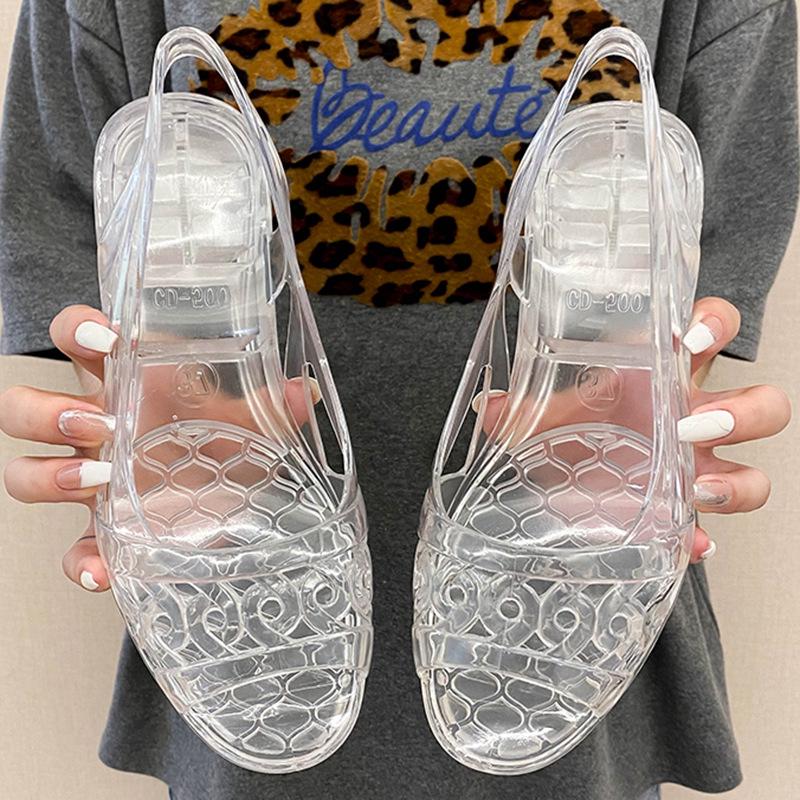 Jelly Crystal Fashion Mid-Heel Platform Sandals - Women s Summer Casual Low-Cut Fish Mouth Shoes 40
Jelly Crystal Fashion Mid-Heel Platform Sandals - Women s Summer Casual Low-Cut Fish Mouth Shoes 40