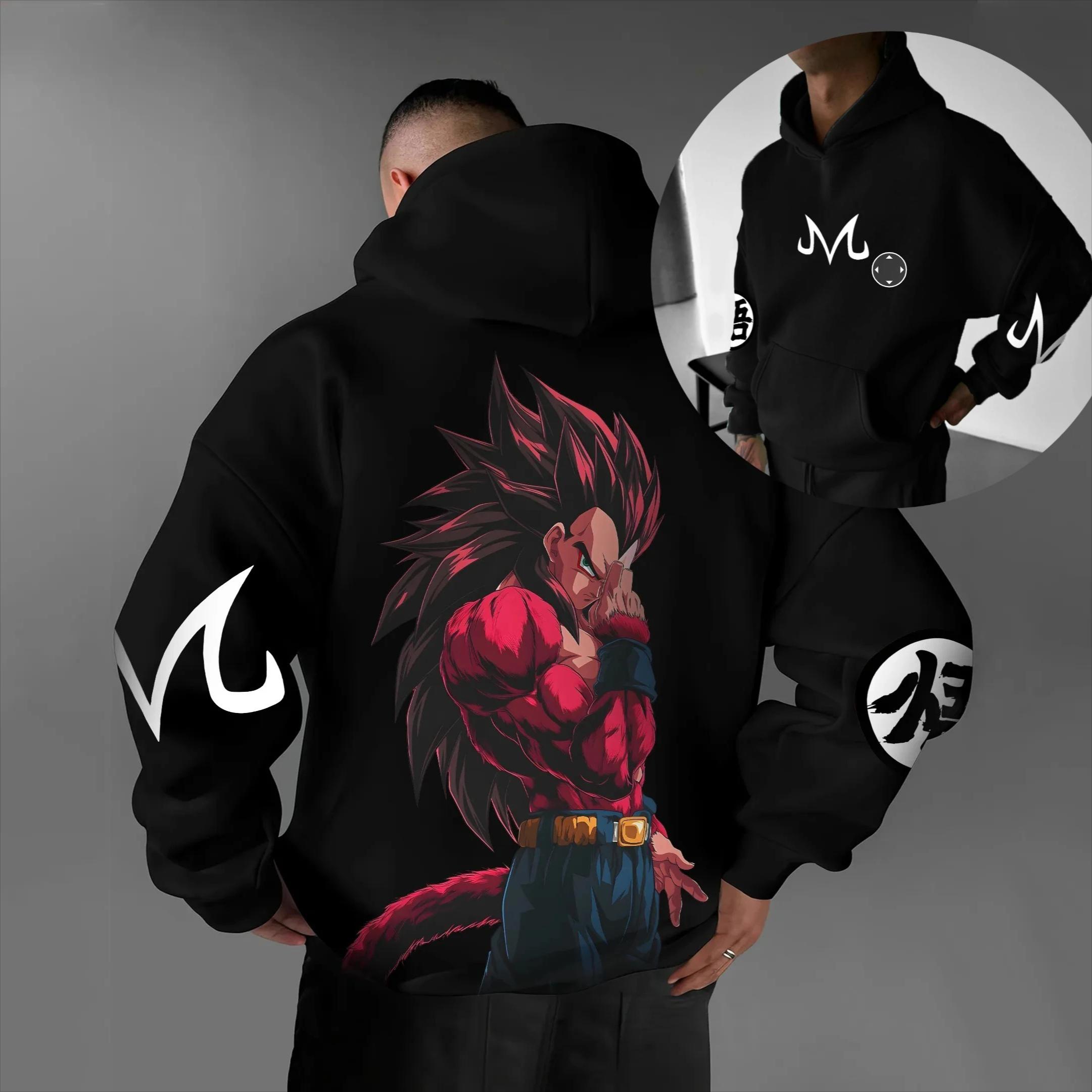 2026 Dragon Ball Super Saiyan 4 Vegeta Men s and Women s Fashion Street Casual Loose Hip Hop Streetwear Oversized Hoodie XXXL чорний
2026 Dragon Ball Super Saiyan 4 Vegeta Men s and Women s Fashion Street Casual Loose Hip Hop Streetwear Oversized Hoodie XXXL чорний