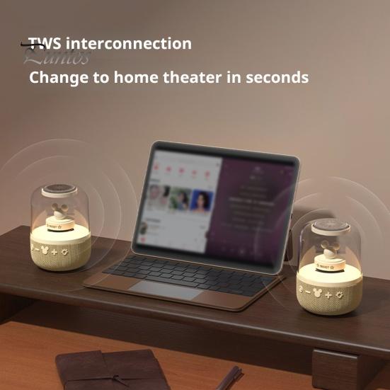 AI Bluetooth-совместимый динамик Беспроводной цветной RGB-подсветка HD-совместимый микрофон Динамик с низким энергопотреблением хаки
AI Bluetooth-совместимый динамик Беспроводной цветной RGB-подсветка HD-совместимый микрофон Динамик с низким энергопотреблением хаки