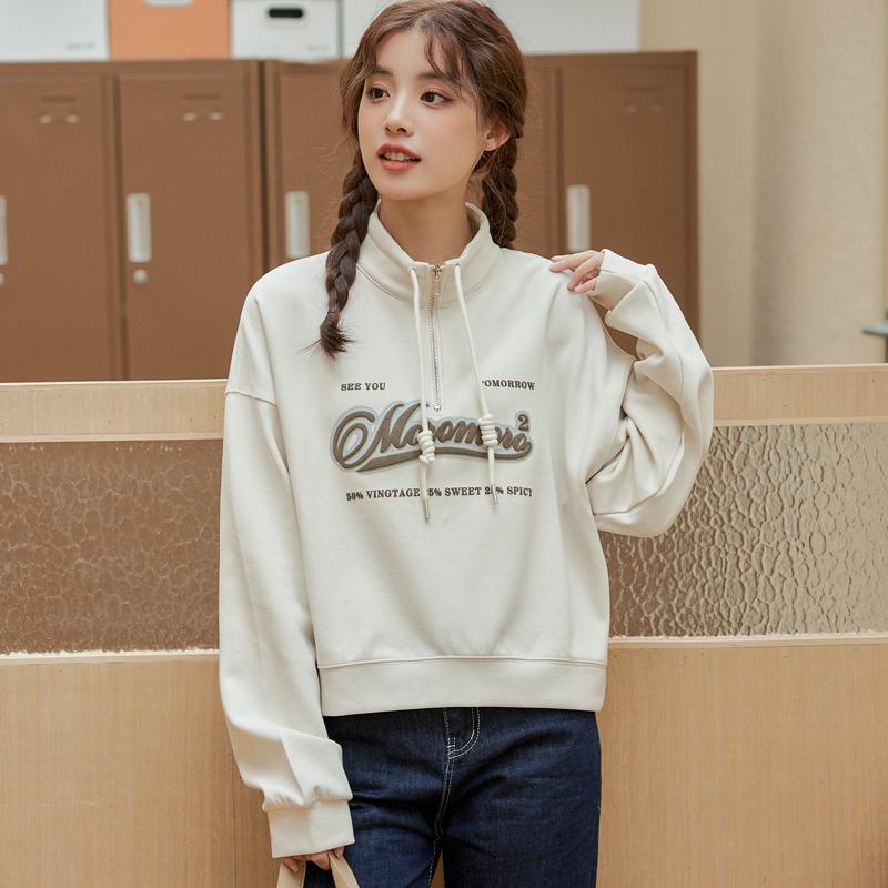 Plus Size European High Waist Stand Collar Sweatshirt for Women - 2025 Spring/Autumn Slimming Loose Fit M (Under 110 kg recommended)
Plus Size European High Waist Stand Collar Sweatshirt for Women - 2025 Spring/Autumn Slimming Loose Fit M (Under 110 kg recommended)