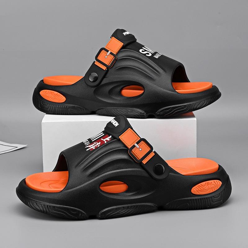 Adjustable Buckle Slide Sandals for Men Non-Slip Thick Sole Casual Slippers with Breathable Hollow Design 45 чорний
Adjustable Buckle Slide Sandals for Men Non-Slip Thick Sole Casual Slippers with Breathable Hollow Design 45 чорний