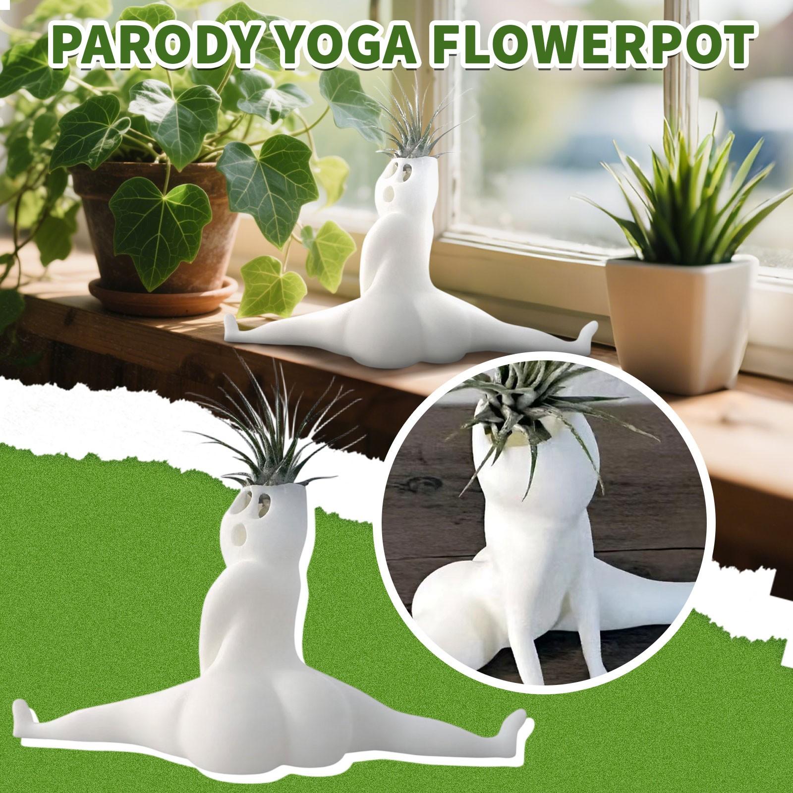 Home Flower Pot Decoration, Fun Imitation Of Yoga Flower POTS And Resin Handicrafts For Potted Plants, Home Decoration One Size
Home Flower Pot Decoration, Fun Imitation Of Yoga Flower POTS And Resin Handicrafts For Potted Plants, Home Decoration One Size