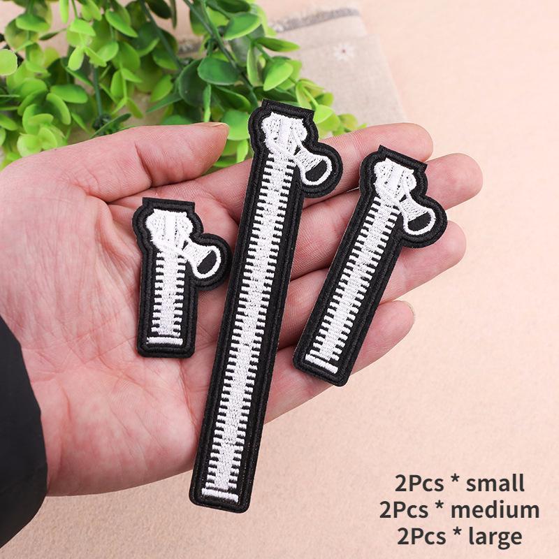 6Pcs Zipper Embroidered Patch Iron on Sewing Applique Cute Patch Fabric Clothes Shoes Bag DIY Decoration. Antique Brass
6Pcs Zipper Embroidered Patch Iron on Sewing Applique Cute Patch Fabric Clothes Shoes Bag DIY Decoration. Antique Brass