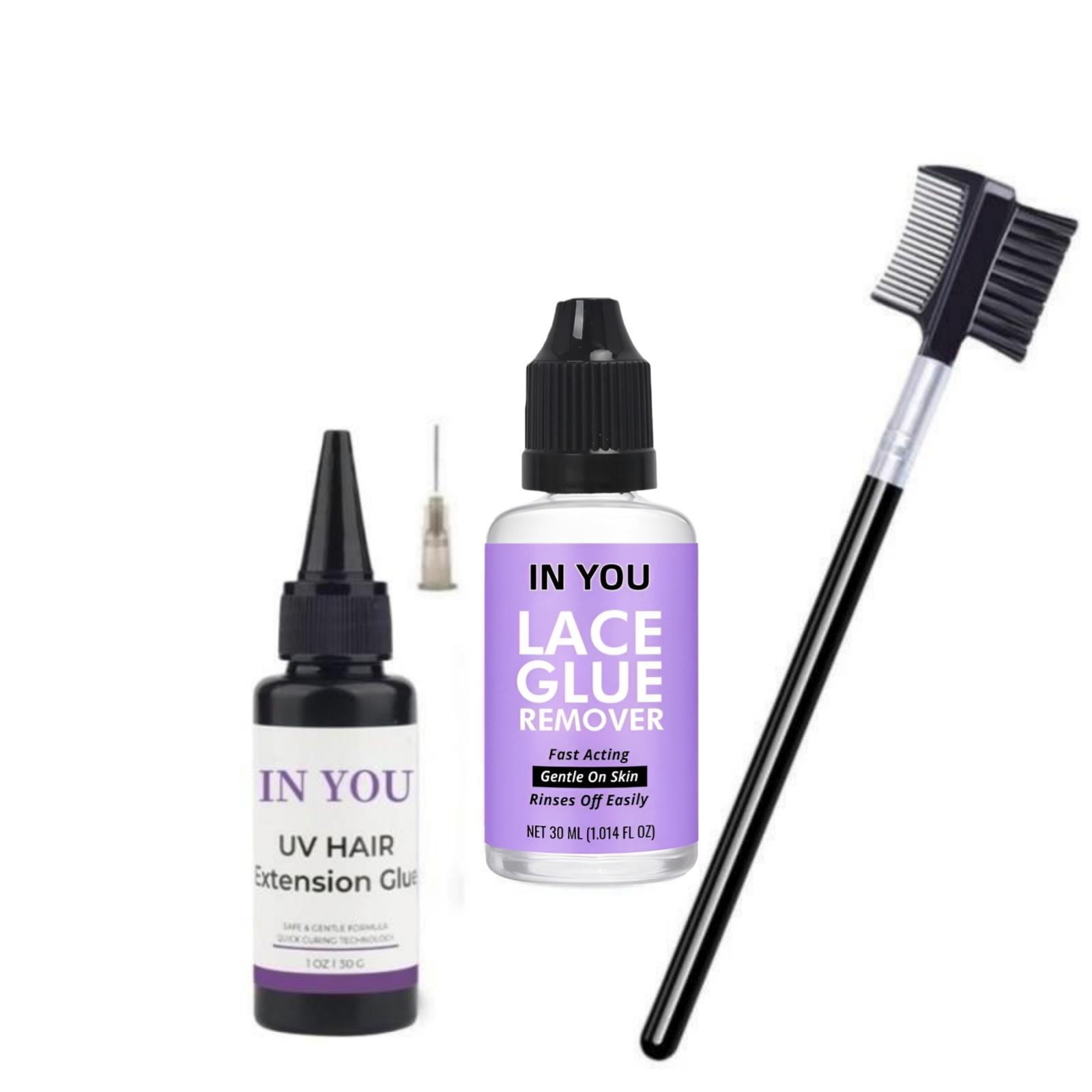 Invisible UV Hair Kit: Ultra-Fast Remover + 30g Glue & Detangling Comb,Natural Look Salon to Home Use Accessories
Invisible UV Hair Kit: Ultra-Fast Remover + 30g Glue & Detangling Comb,Natural Look Salon to Home Use Accessories