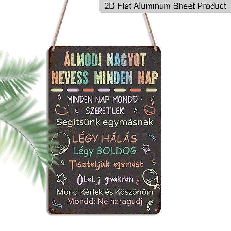 2D Flat Vintage Aluminium Sign | Rustic Farmhouse Style Wall Decor with Vibrant Text and Illustrations, Ideal for Home, Cafe, or As A Gift for 20*30cm
2D Flat Vintage Aluminium Sign | Rustic Farmhouse Style Wall Decor with Vibrant Text and Illustrations, Ideal for Home, Cafe, or As A Gift for 20*30cm