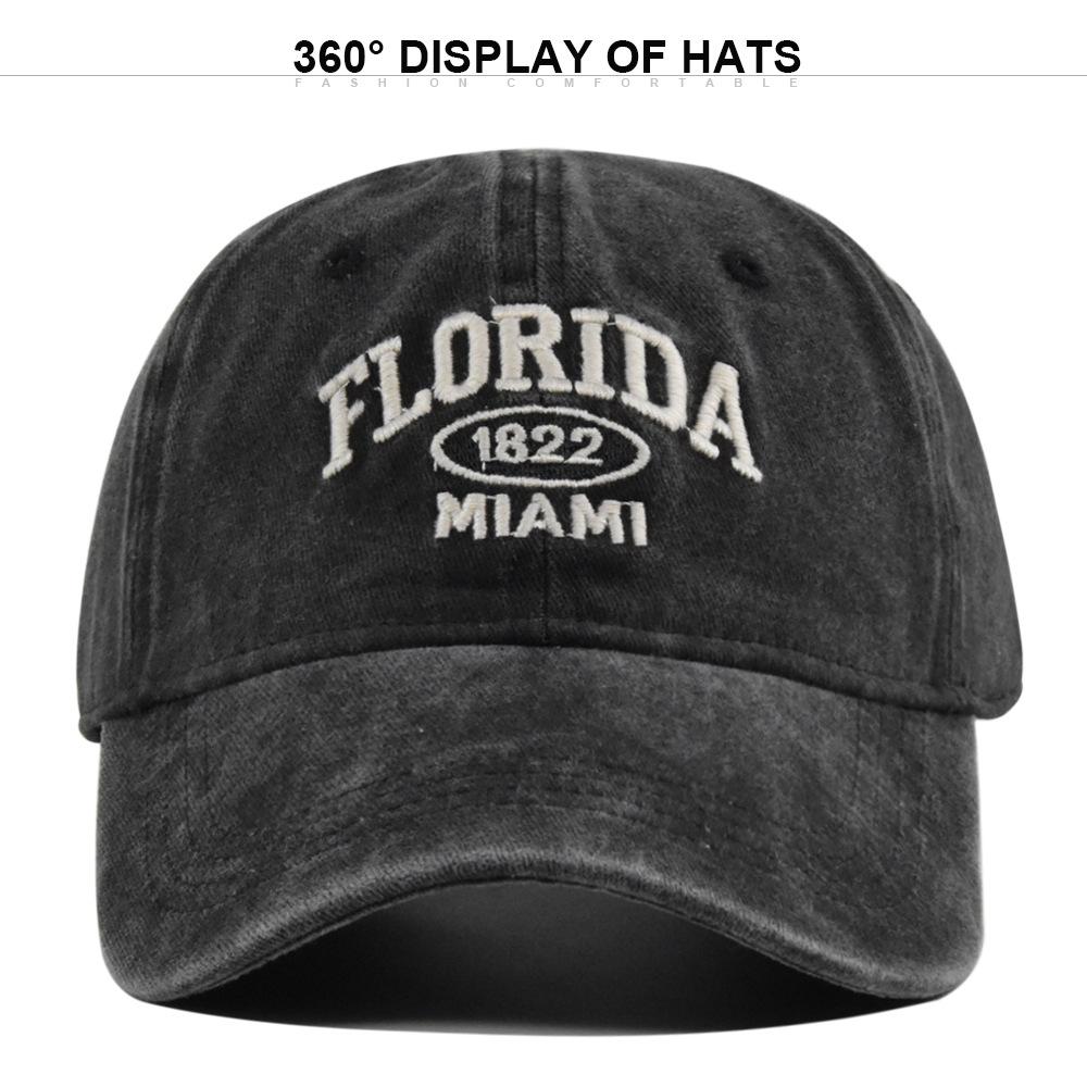 Unisex Vintage Baseball Cap FLORIDA Letter Embroidery Outdoor Travel Casual Sunshade Hat Men Women Hip Hop Hat Soft Top Hat зелений
Unisex Vintage Baseball Cap FLORIDA Letter Embroidery Outdoor Travel Casual Sunshade Hat Men Women Hip Hop Hat Soft Top Hat зелений
