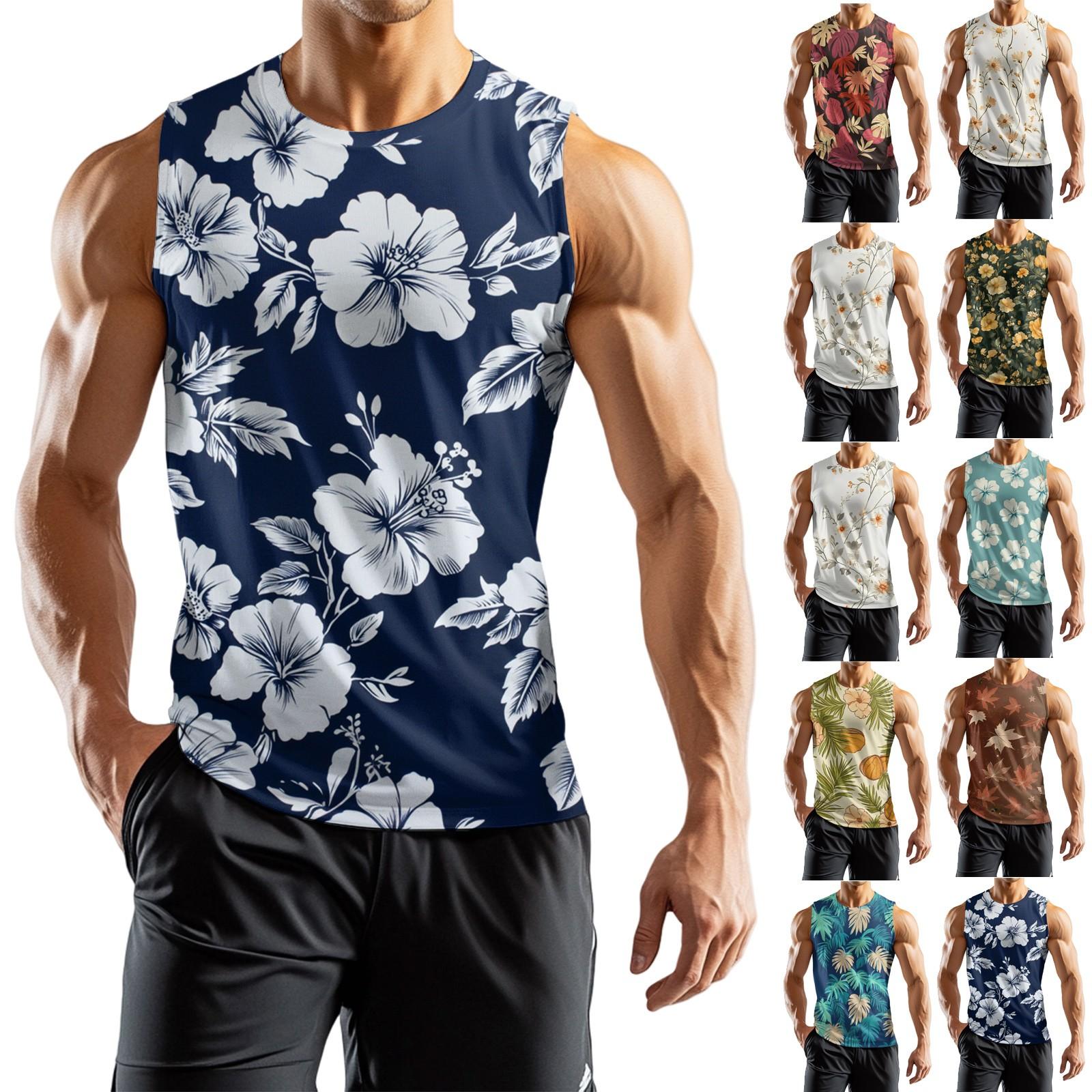 Men s Athleisure Independence Day Printed Sleeveless Vest XL 
Men s Athleisure Independence Day Printed Sleeveless Vest XL