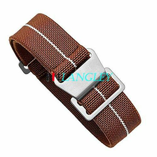 Універсальний еластичний нейлоновий ремінець для годинників 20, 21, 22 мм, сумісний з Huawei, Samsung, Submariner, Tudor 20mm Silver Buckle білий/коричневий
Універсальний еластичний нейлоновий ремінець для годинників 20, 21, 22 мм, сумісний з Huawei, Samsung, Submariner, Tudor 20mm Silver Buckle білий/коричневий