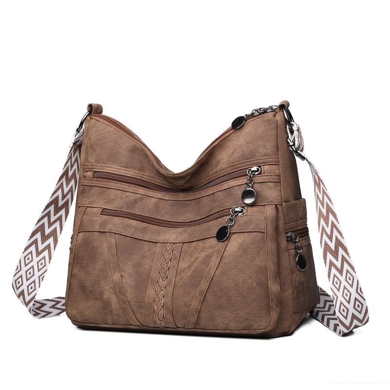 Женская сумка Модная сумка для мамы Ретро Мягкая кожа Большая вместимость Сумка через плечо коричневый
Женская сумка Модная сумка для мамы Ретро Мягкая кожа Большая вместимость Сумка через плечо коричневый