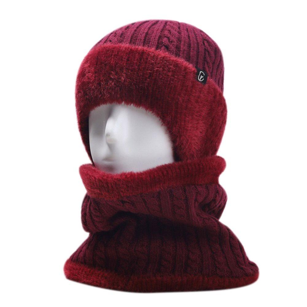Plush Knitted Ear Flap Cap Knitted Beanie Skullies Beanies Hat New Winter Warm Hat Unisex вина червоного кольору
Plush Knitted Ear Flap Cap Knitted Beanie Skullies Beanies Hat New Winter Warm Hat Unisex вина червоного кольору