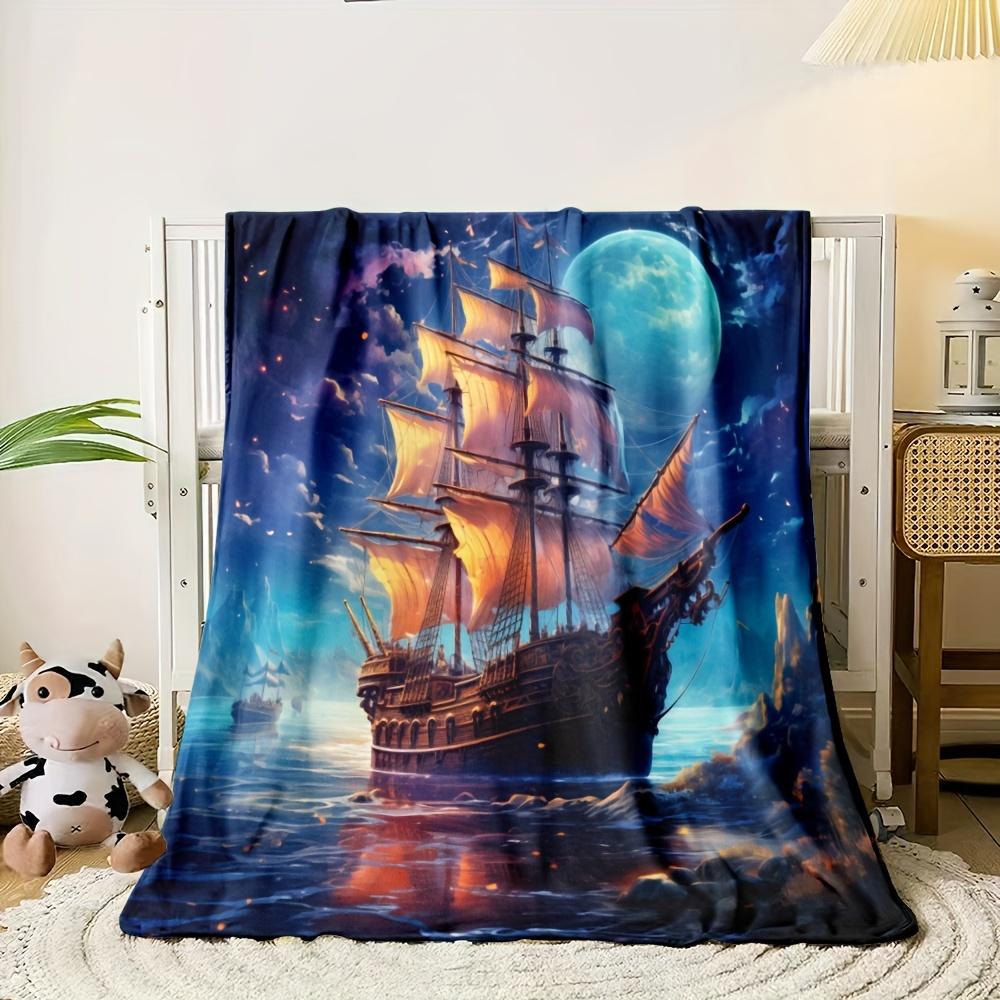 1pc Cozy Sailboats In The Night Sky Blanket Lightweight Flannel Digital Printing Fleece Blanket For Sofa Office Couch Bed Travel 75cm x 90cm
1pc Cozy Sailboats In The Night Sky Blanket Lightweight Flannel Digital Printing Fleece Blanket For Sofa Office Couch Bed Travel 75cm x 90cm