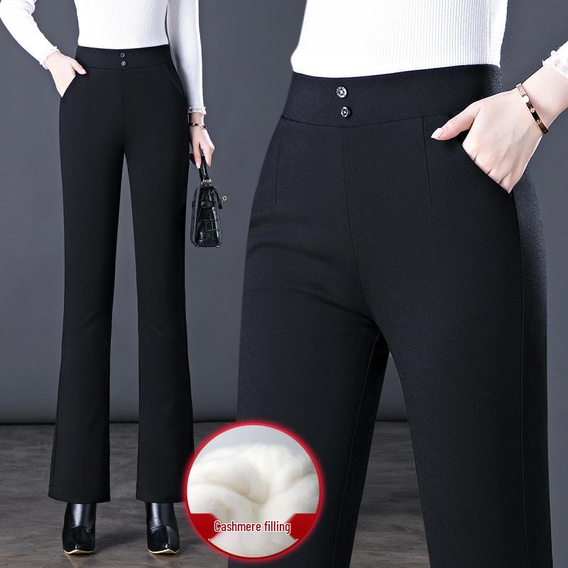 2024 Autumn/Winter Women s High-Waisted Slimming Flared Cashmere Trousers - Elastic, Fleece-Lined, Thickened, Slim-Fit. Size 29 (105-115 lbs)
2024 Autumn/Winter Women s High-Waisted Slimming Flared Cashmere Trousers - Elastic, Fleece-Lined, Thickened, Slim-Fit. Size 29 (105-115 lbs)