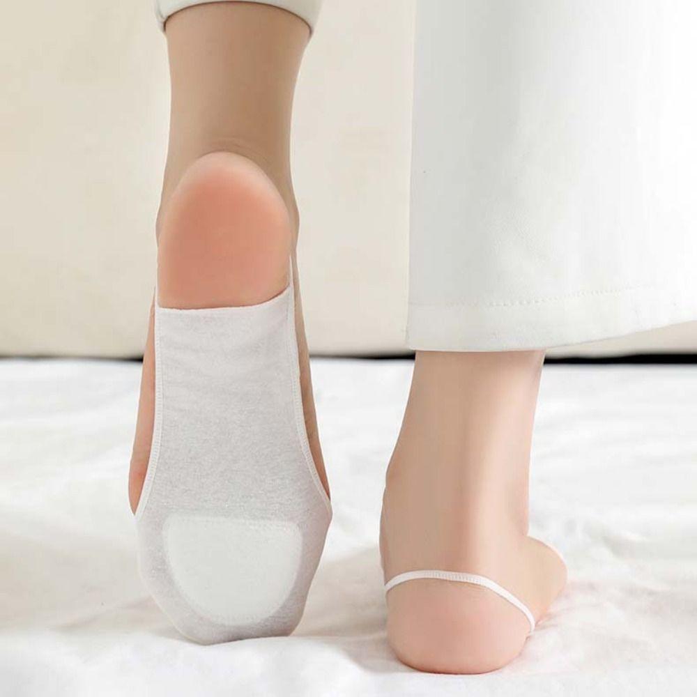 With Cotton Pad Forefoot Socks Non slip Sling Socks for Women Hollow Half Palm Hosiery Summer рожевий
With Cotton Pad Forefoot Socks Non slip Sling Socks for Women Hollow Half Palm Hosiery Summer рожевий