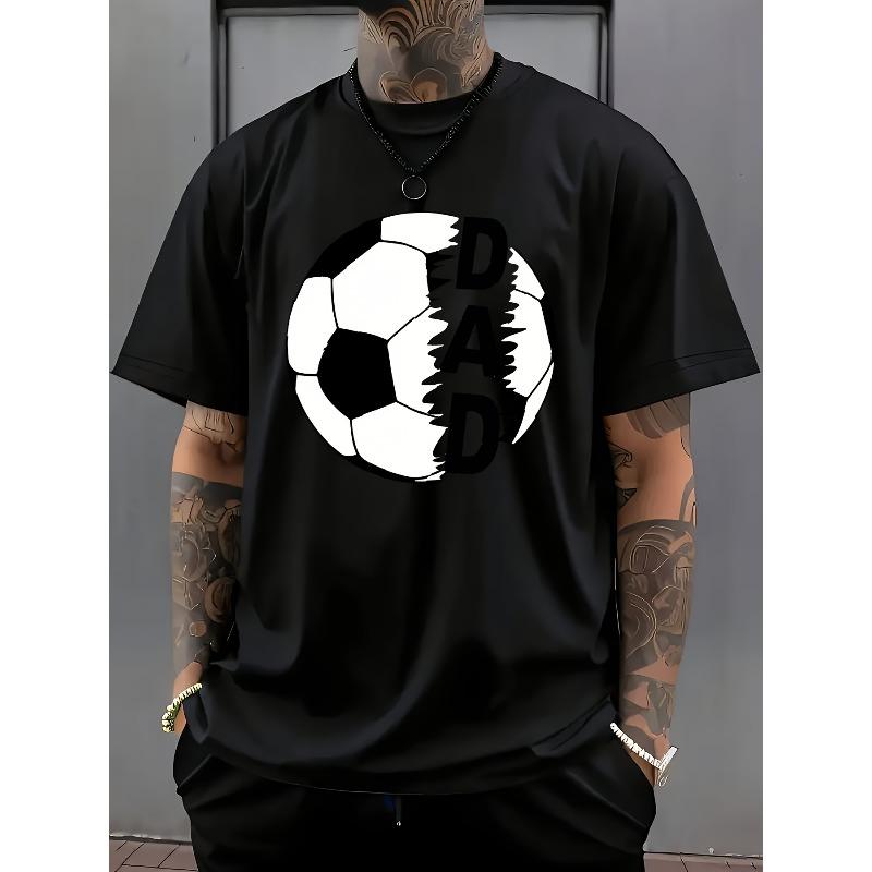 European Size Men S Casual Short Sleeve T-Shirt Featuring a Soccer Badge Light Gray with a Soccer Ball and DAD Print Plus Size Funny T-Shirt Boutique S чёрный
European Size Men S Casual Short Sleeve T-Shirt Featuring a Soccer Badge Light Gray with a Soccer Ball and DAD Print Plus Size Funny T-Shirt Boutique S чёрный