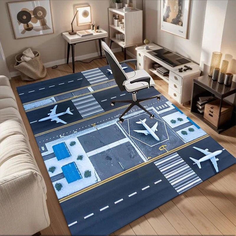 Aerial View of Airport Runway with Airplanes in Snowy WeatherOffice Mat Perfect for Home Decor Office Desk Chair Rugs Chair Carpet for offic 60cm by 90cm
Aerial View of Airport Runway with Airplanes in Snowy WeatherOffice Mat Perfect for Home Decor Office Desk Chair Rugs Chair Carpet for offic 60cm by 90cm
