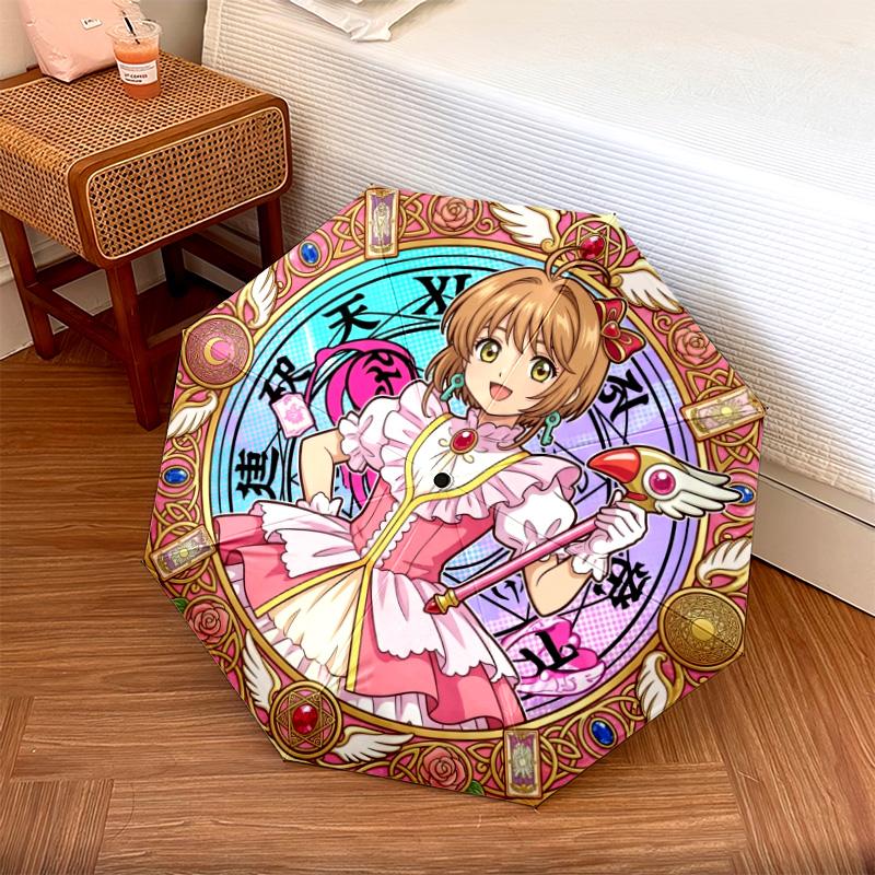 1PC Automatic Folding Umbrella Cardcaptor Sakura Pattern 8 Ribs Portable Foldable Travel Umbrella Christmas Birthday Gift
1PC Automatic Folding Umbrella Cardcaptor Sakura Pattern 8 Ribs Portable Foldable Travel Umbrella Christmas Birthday Gift
