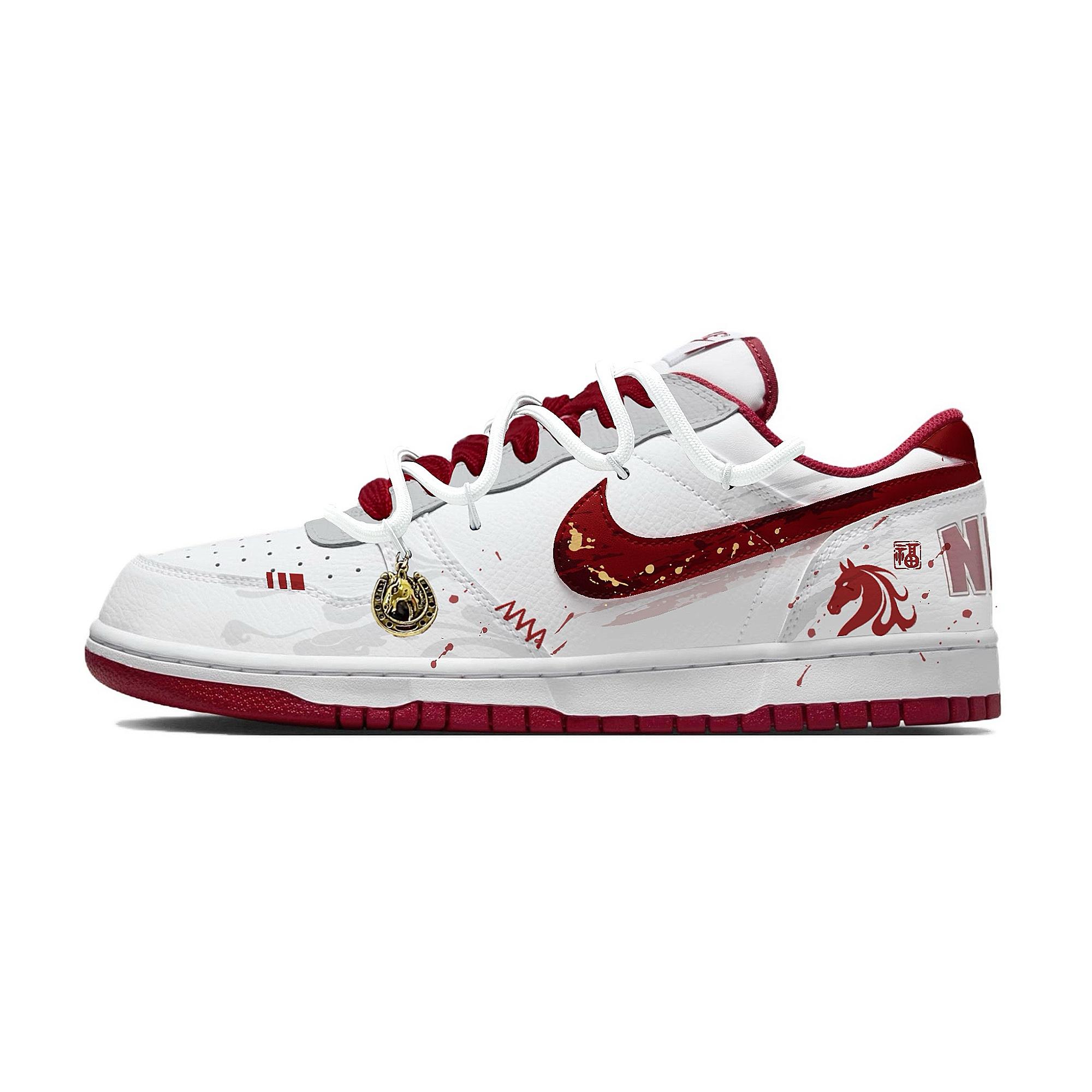 Nike Big Red Horse s Heart Couple Leather Low top Skateboard Shoes Men s White Red 355152-150(Team861--) 40
Nike Big Red Horse s Heart Couple Leather Low top Skateboard Shoes Men s White Red 355152-150(Team861--) 40