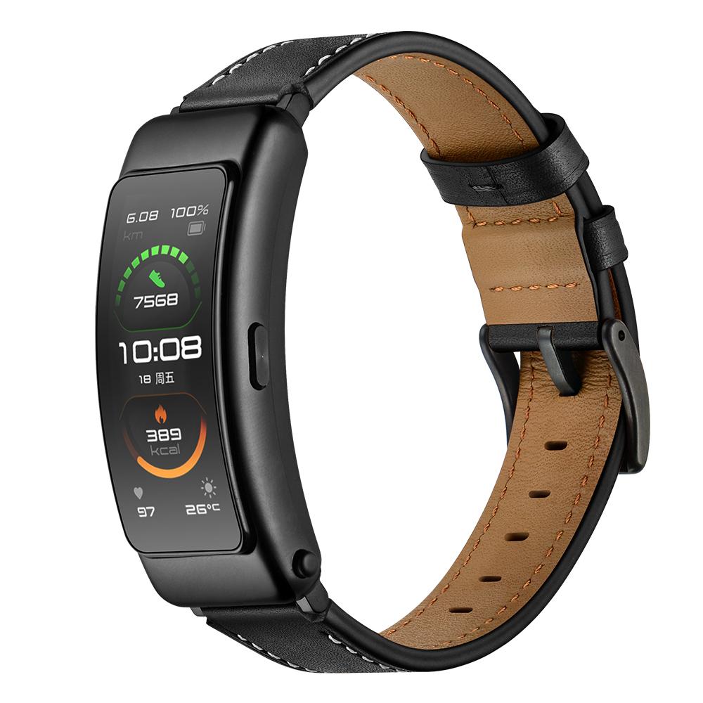 16mm Top Layer Cowhide Leather Watch Band Strap for Huawei TalkBand B3/B6 Dark Brown
16mm Top Layer Cowhide Leather Watch Band Strap for Huawei TalkBand B3/B6 Dark Brown