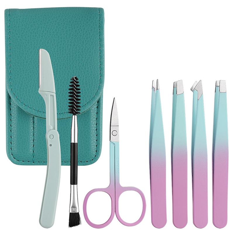 Multi-Purpose 7Pcs Eyebrow Tweezer Colorful with Slant/Flat Point Beauty Tools for Eyebrows & Ingrown Hair Removal Tweezers Set
Multi-Purpose 7Pcs Eyebrow Tweezer Colorful with Slant/Flat Point Beauty Tools for Eyebrows & Ingrown Hair Removal Tweezers Set