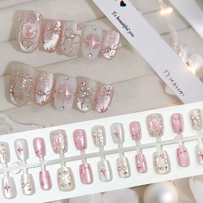 Aurora Cat Ximi Cardcaptor Sakura Bohemian Wearable Nails in Pink, Purple, Blue, Creamy Yellow Art.
Aurora Cat Ximi Cardcaptor Sakura Bohemian Wearable Nails in Pink, Purple, Blue, Creamy Yellow Art.