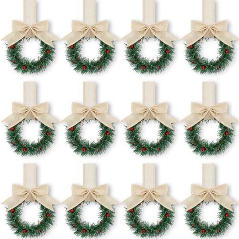 12Pcs 13cm Artificial Berries Wreath Small Christmas Wreaths Hanging Decoration for Kitchen Cupboard Porch Door Window
12Pcs 13cm Artificial Berries Wreath Small Christmas Wreaths Hanging Decoration for Kitchen Cupboard Porch Door Window