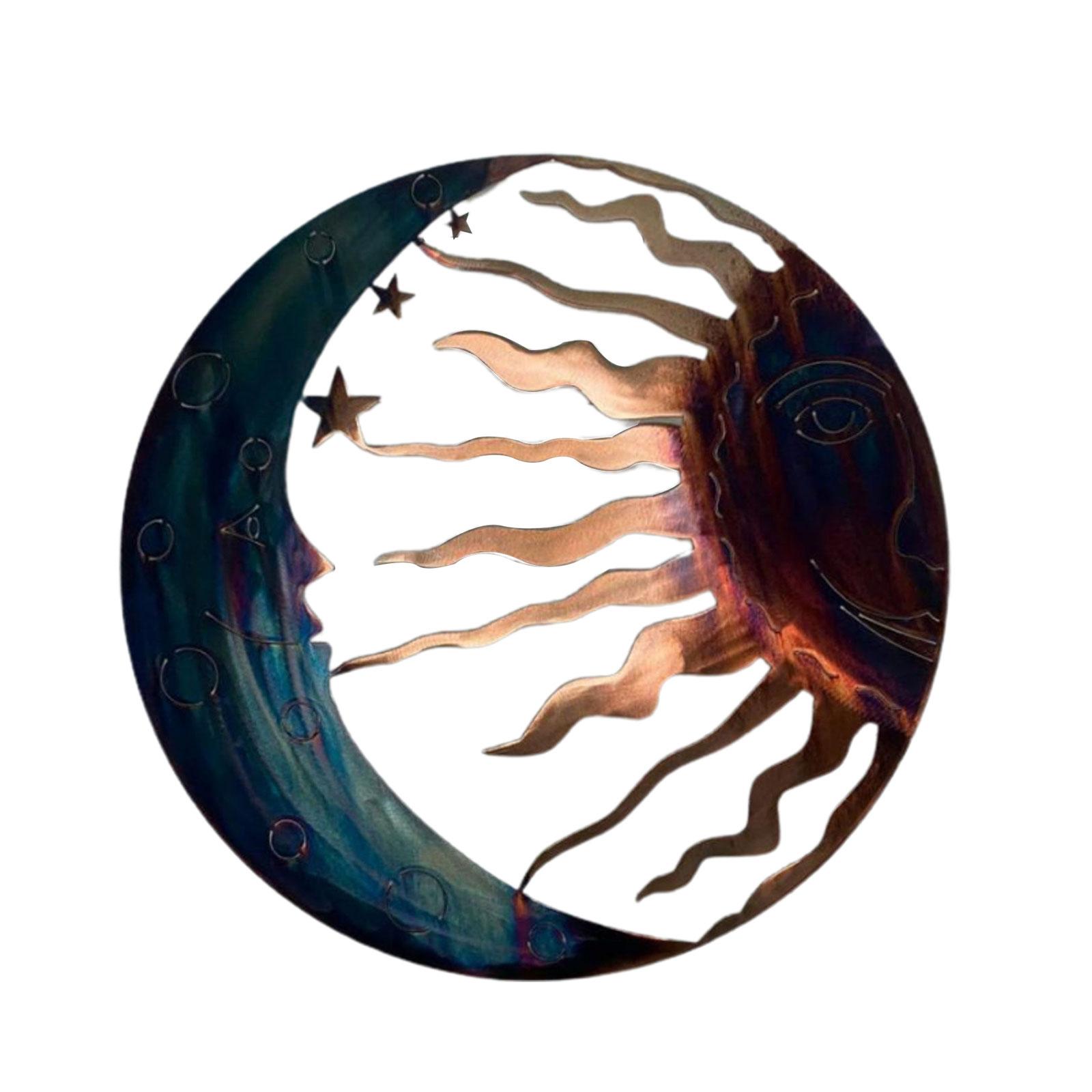 Металлические настенные украшения «Солнце и Луна» для улицы, 3D, стильная садовая скульптура для садового забора, украшения для крыльца серебряный
Металлические настенные украшения «Солнце и Луна» для улицы, 3D, стильная садовая скульптура для садового забора, украшения для крыльца серебряный