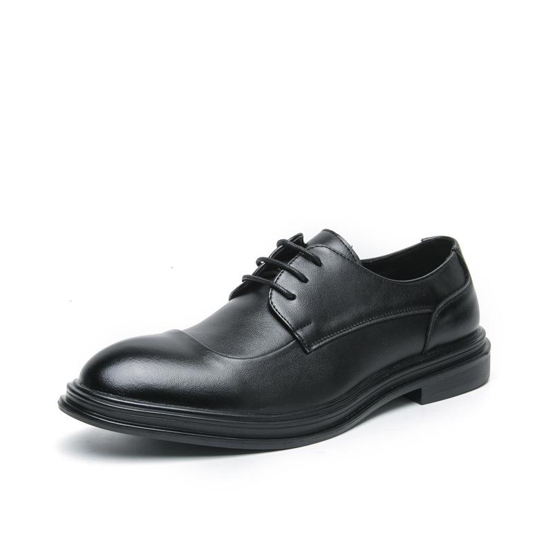 New large size leather shoes men s formal business casual shoes high quality British style trend black wedding groom shoes men 46 чёрный
New large size leather shoes men s formal business casual shoes high quality British style trend black wedding groom shoes men 46 чёрный