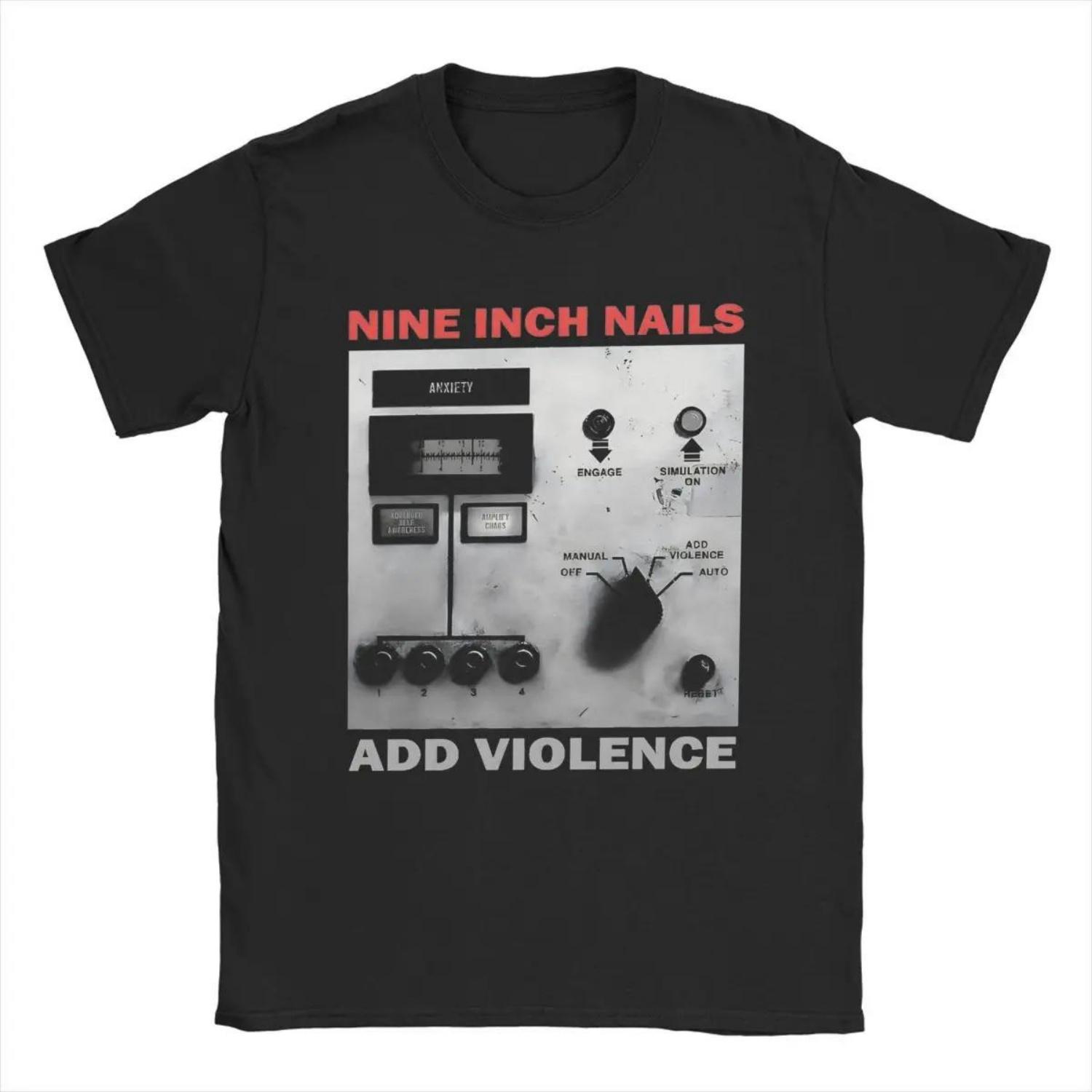 Чоловічі футболки Nine Inch Nails NIN Crazy Tees Футболка з коротким рукавом і круглим вирізом Літній одяг із чистої бавовни XXXXXL чорний
Чоловічі футболки Nine Inch Nails NIN Crazy Tees Футболка з коротким рукавом і круглим вирізом Літній одяг із чистої бавовни XXXXXL чорний