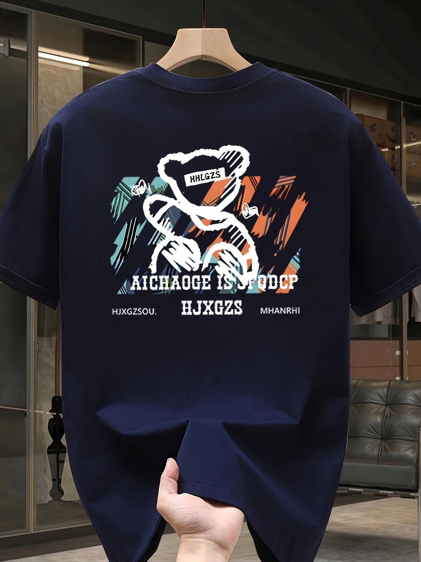 MenS 100 Cotton Casual ShortSleeve TShirt with a Round Neck Trendy Design Versatile for Summer Featuring Print Patterns 4XL
MenS 100 Cotton Casual ShortSleeve TShirt with a Round Neck Trendy Design Versatile for Summer Featuring Print Patterns 4XL