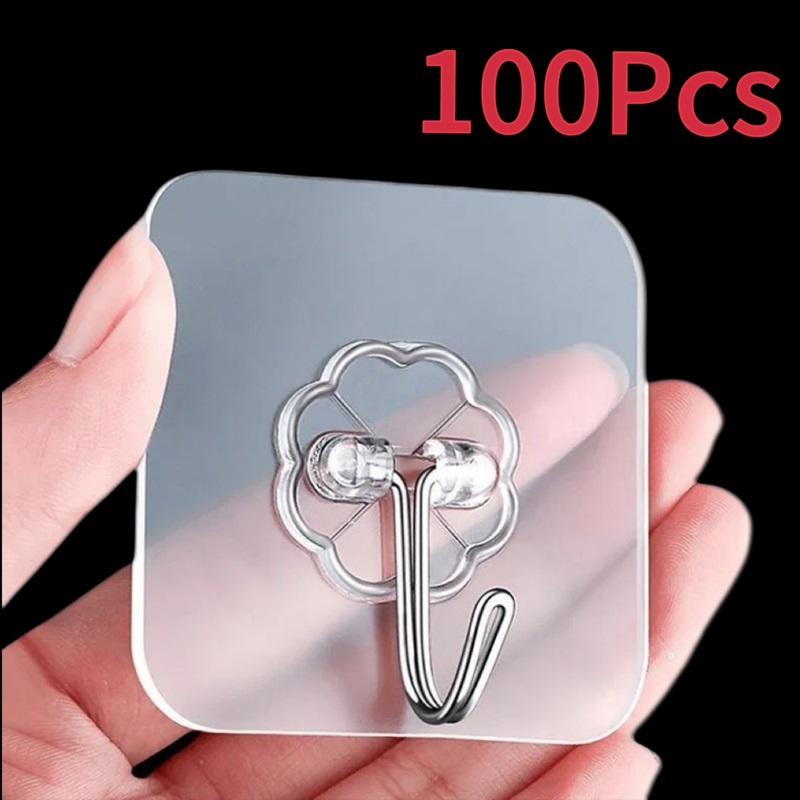 50/100PCS Transparent Self Adhesive Hook Wall Hanging Hooks for Hanging Strong Hangers on Wall Decorative for Kitchen Bathroom
50/100PCS Transparent Self Adhesive Hook Wall Hanging Hooks for Hanging Strong Hangers on Wall Decorative for Kitchen Bathroom