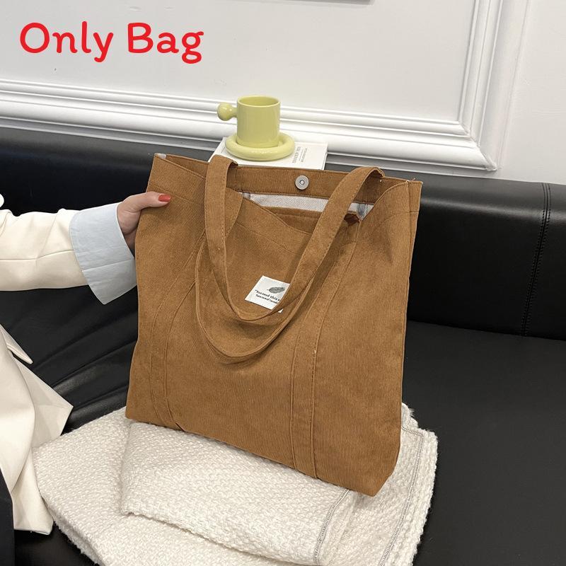 Chic Corduroy Tote Bag For Women With Magnetic Closure And Mobile Pocket For Daily Use коричневий
Chic Corduroy Tote Bag For Women With Magnetic Closure And Mobile Pocket For Daily Use коричневий
