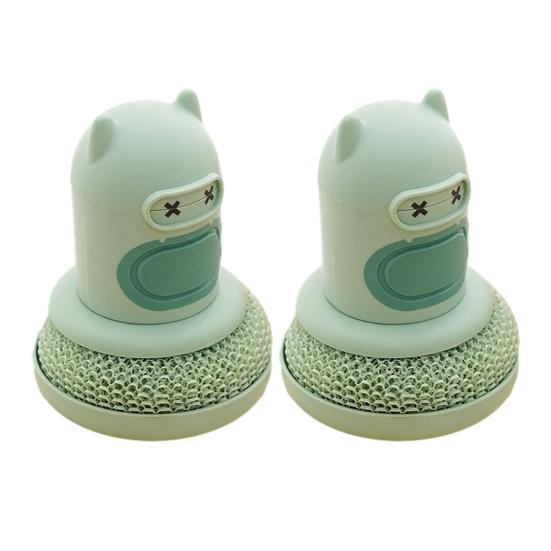 2 Pcs Soap Dispensing Kitchen Scrubber Portable Dish Brush with Push-Button Soap Dispenser Palm Grip Kitchen Brush for Dishes Pots Pans Nonstick 2pcs
2 Pcs Soap Dispensing Kitchen Scrubber Portable Dish Brush with Push-Button Soap Dispenser Palm Grip Kitchen Brush for Dishes Pots Pans Nonstick 2pcs