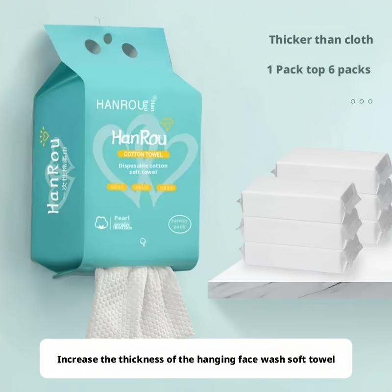 Extra large disposable face towels, super soft lint-free dry wipes. Multipurpose for skincare, makeup cleansing, ideal for holiday use. 1 Pack/126 Sheets
Extra large disposable face towels, super soft lint-free dry wipes. Multipurpose for skincare, makeup cleansing, ideal for holiday use. 1 Pack/126 Sheets