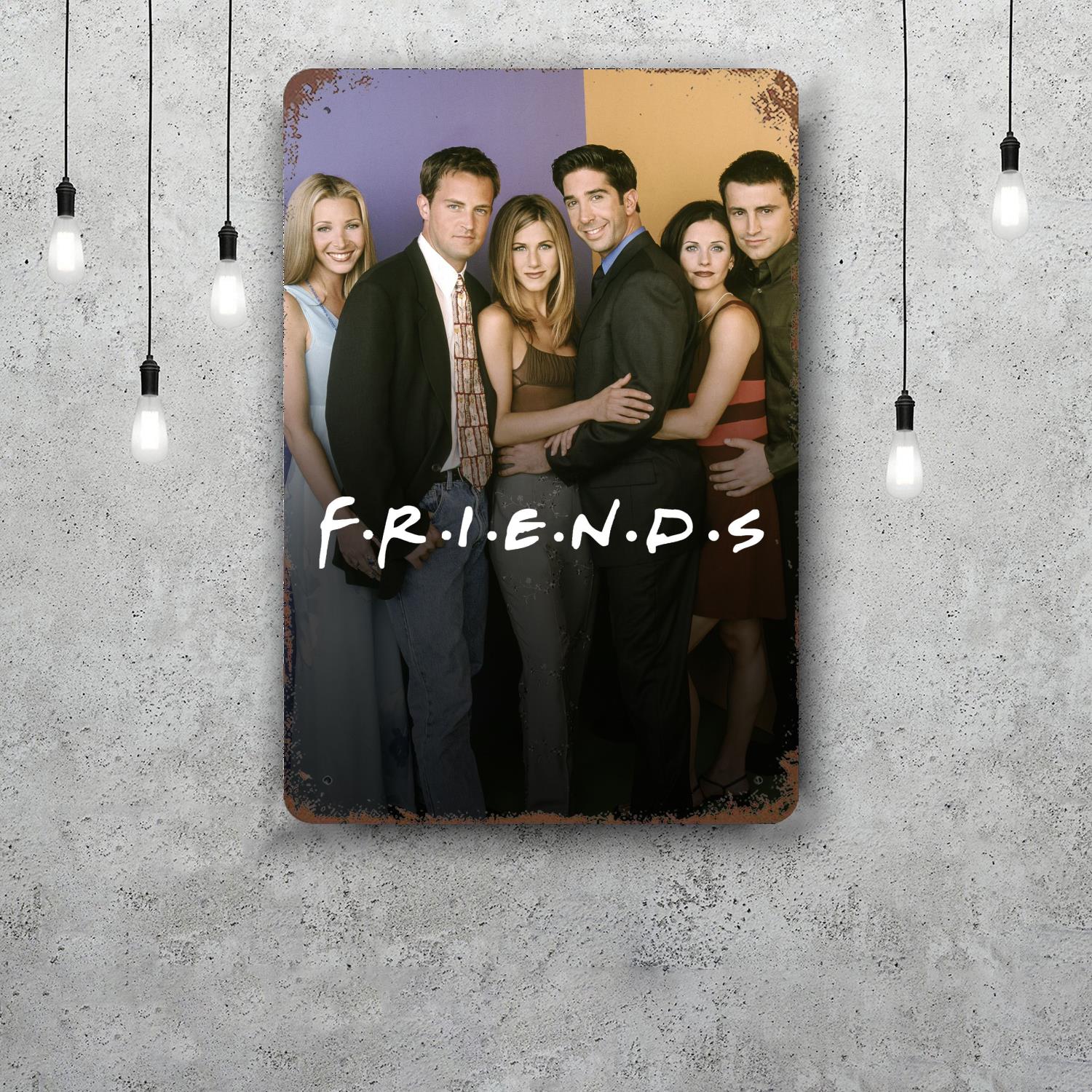 Friends Vintage Metal Tin Signs Posters Decor Retro Metal Plaque Wall Art Decor for Garage Bar 20x30cm(7.8x11.8inch)
Friends Vintage Metal Tin Signs Posters Decor Retro Metal Plaque Wall Art Decor for Garage Bar 20x30cm(7.8x11.8inch)
