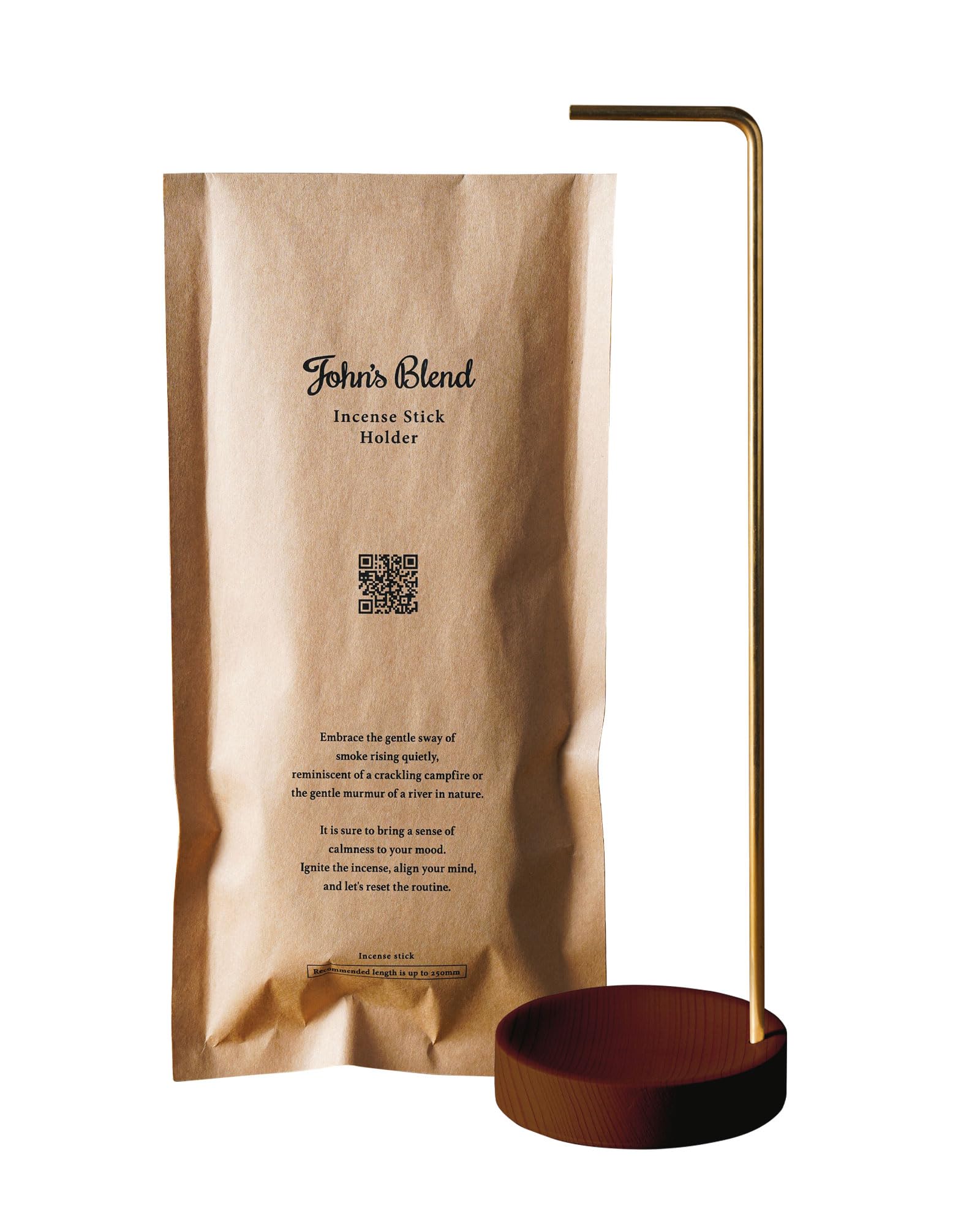 John s Blend Wooden Hanging Incense Holder, Vertical, Made with Japanese Cypress, Perfect as a Gift or Christmas Present
John s Blend Wooden Hanging Incense Holder, Vertical, Made with Japanese Cypress, Perfect as a Gift or Christmas Present
