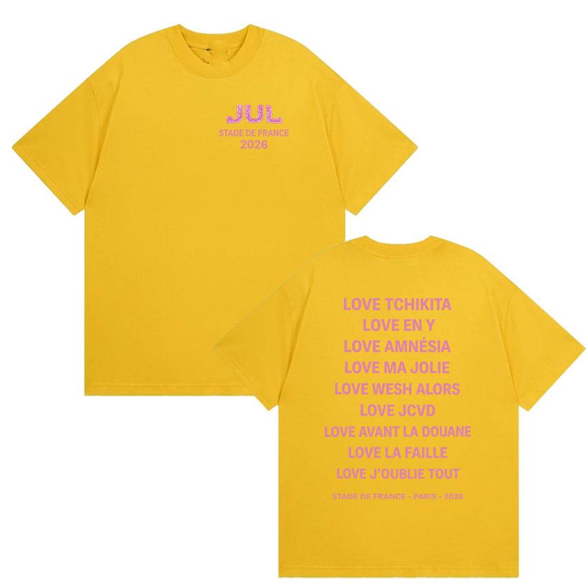 Jul Stade De France Tour 2026 Double Sided Print Tshirts UNISEX Y2K Clothing Fashion Oversized Tshirt High Quality Cotton Tees M
Jul Stade De France Tour 2026 Double Sided Print Tshirts UNISEX Y2K Clothing Fashion Oversized Tshirt High Quality Cotton Tees M