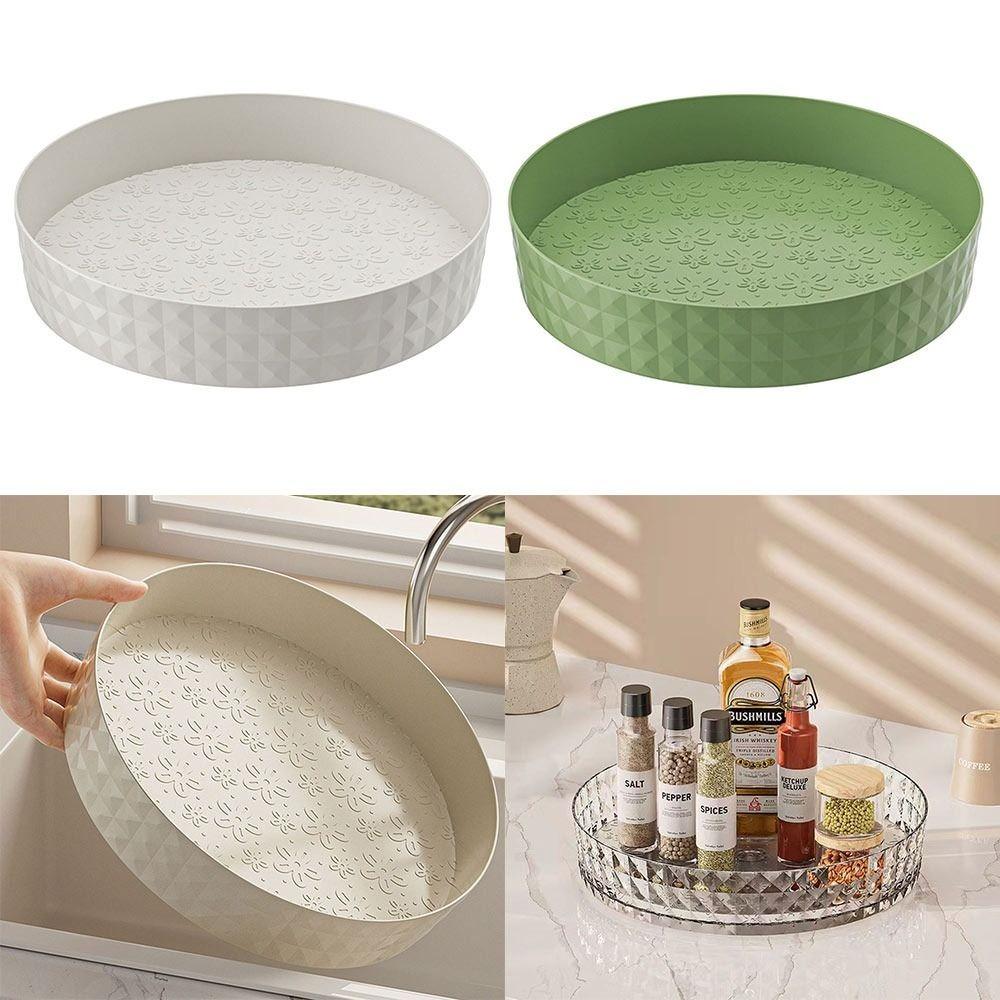 Non-slip Fruit Tray Large Capacity Makeup Storage Box New Spice Round Rack Bathroom Storage зелений
Non-slip Fruit Tray Large Capacity Makeup Storage Box New Spice Round Rack Bathroom Storage зелений