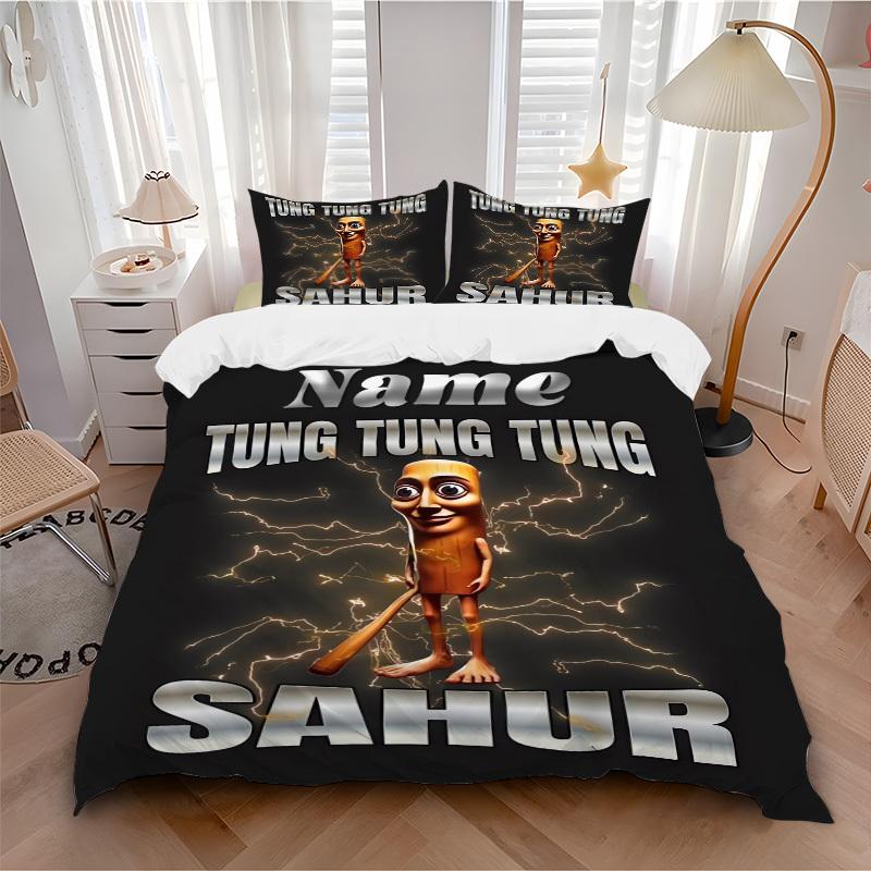 Постільна білизна Tung Tung Sahur, 3 предмети, наволочка для ковдри, подарунок для спальні, без наповнювачаjt025 200x200cm
Постільна білизна Tung Tung Sahur, 3 предмети, наволочка для ковдри, подарунок для спальні, без наповнювачаjt025 200x200cm