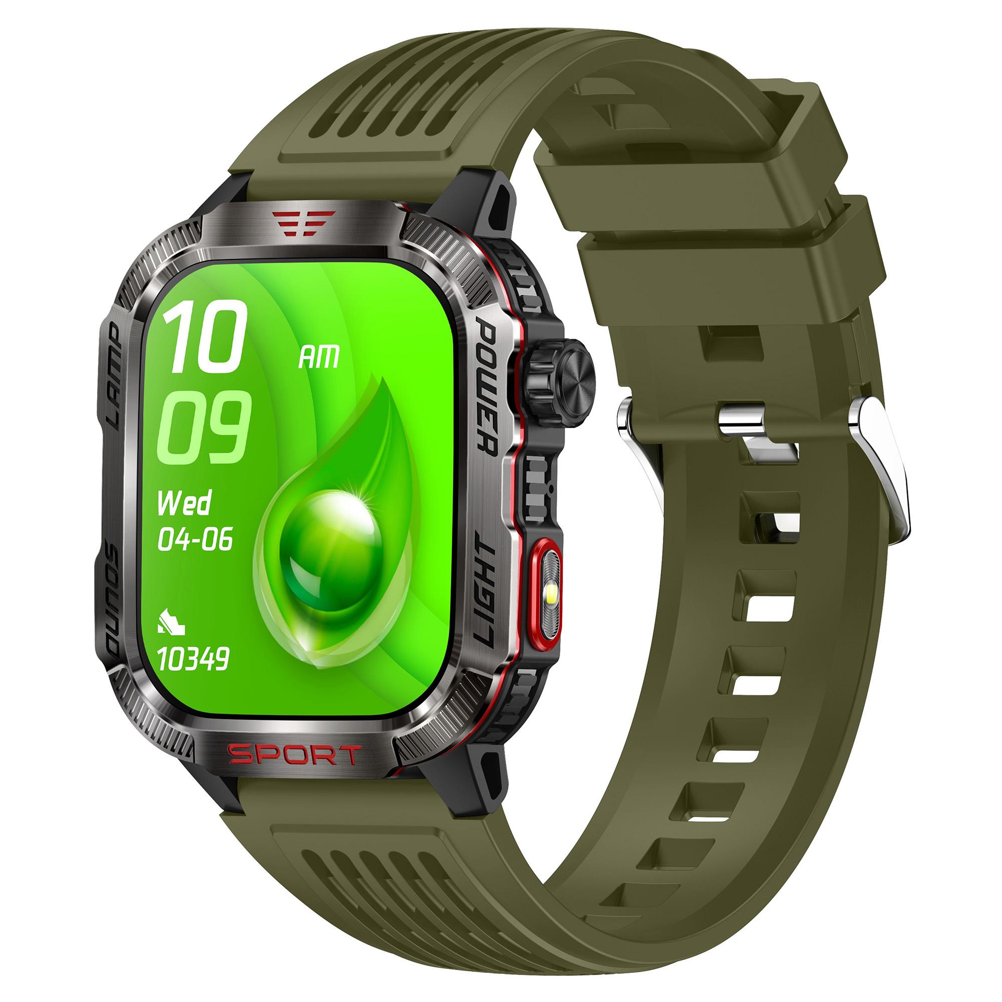 HT29 Banknote Detection Flashlight Compass Altitude Test Smart Watch Health Monitoring Waterproof Sports Watch Green
HT29 Banknote Detection Flashlight Compass Altitude Test Smart Watch Health Monitoring Waterproof Sports Watch Green