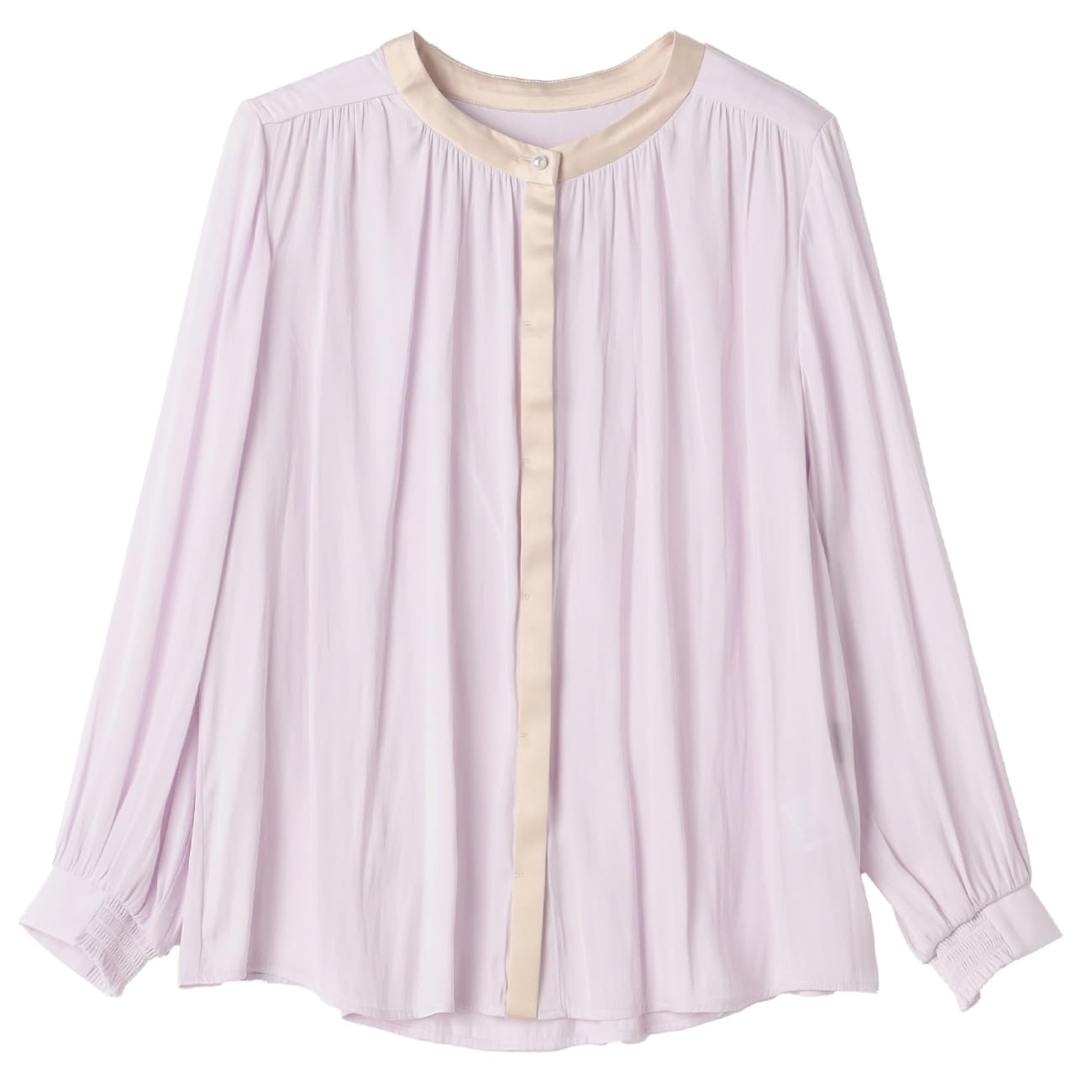 Aoki Long Sleeve Blouse with Tuck Easy Choice of Perfect for Commuting and Office Lavender Design, Care, Washable, Designs, Work, (LE25-026S)
Aoki Long Sleeve Blouse with Tuck Easy Choice of Perfect for Commuting and Office Lavender Design, Care, Washable, Designs, Work, (LE25-026S)