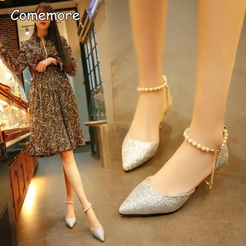 popular Pearl Pumps Summer Pointed Party Stiletto Low Heel Shoes Woman Sandals Black Pink High Heels Women s White Bridal Shoe
popular Pearl Pumps Summer Pointed Party Stiletto Low Heel Shoes Woman Sandals Black Pink High Heels Women s White Bridal Shoe