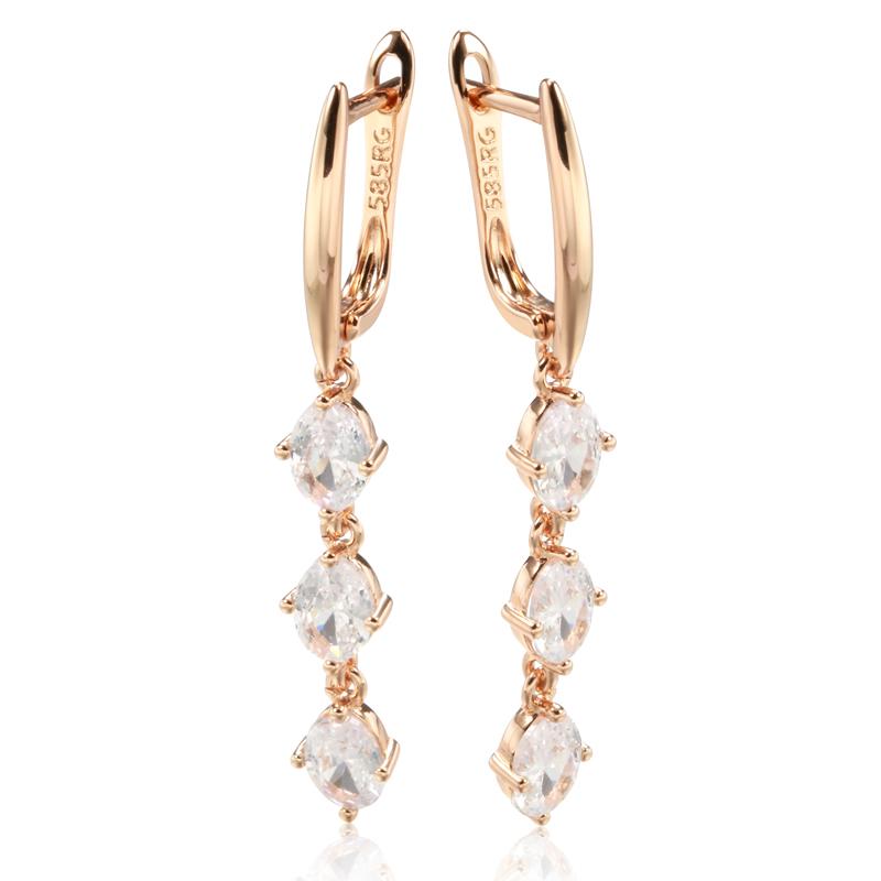 Белые овальные серьги-подвески с натуральным цирконом цвета розового золота Свадебные украшения для женщин Вечерние повседневные аксессуары
Белые овальные серьги-подвески с натуральным цирконом цвета розового золота Свадебные украшения для женщин Вечерние повседневные аксессуары