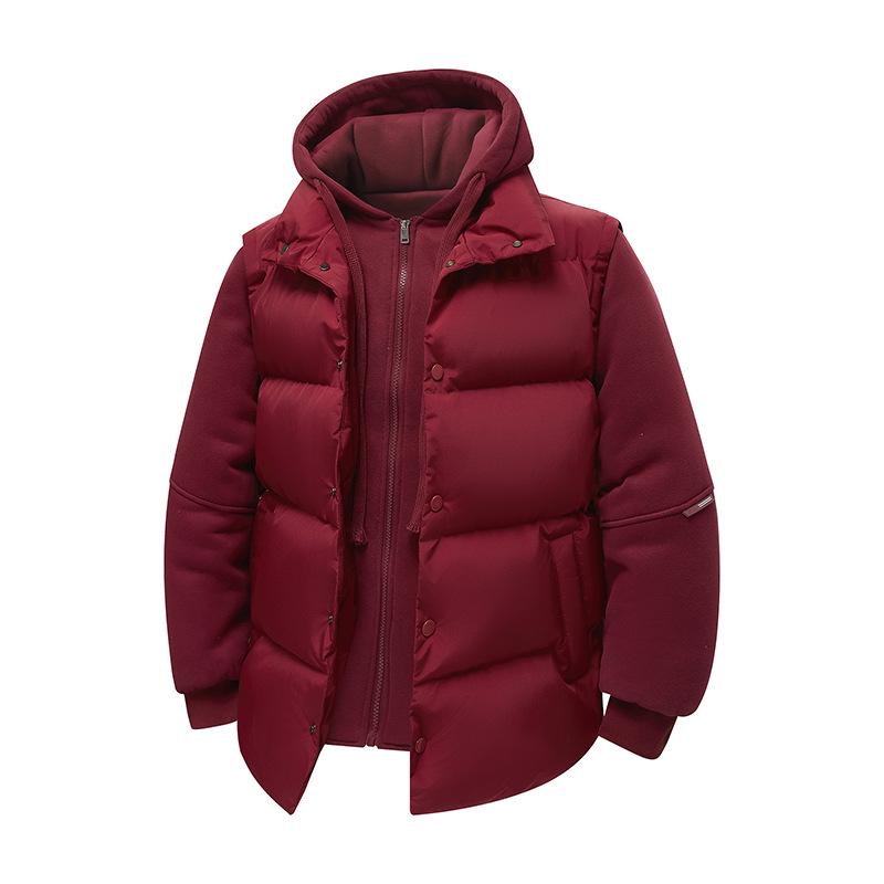 Unisex Trendy Winter Color Block Patchwork Hooded Cotton Jacket - Warm Two-Piece Look S
Unisex Trendy Winter Color Block Patchwork Hooded Cotton Jacket - Warm Two-Piece Look S