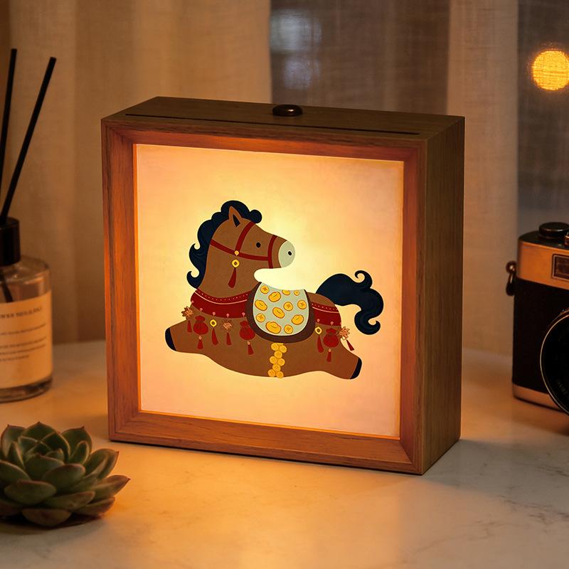 Little Horse Atmosphere Bedside Lamp, Dormitory Bedroom Special Lamp with Lighted Frame, Charging Night Lamp As Birthday Gift
Little Horse Atmosphere Bedside Lamp, Dormitory Bedroom Special Lamp with Lighted Frame, Charging Night Lamp As Birthday Gift