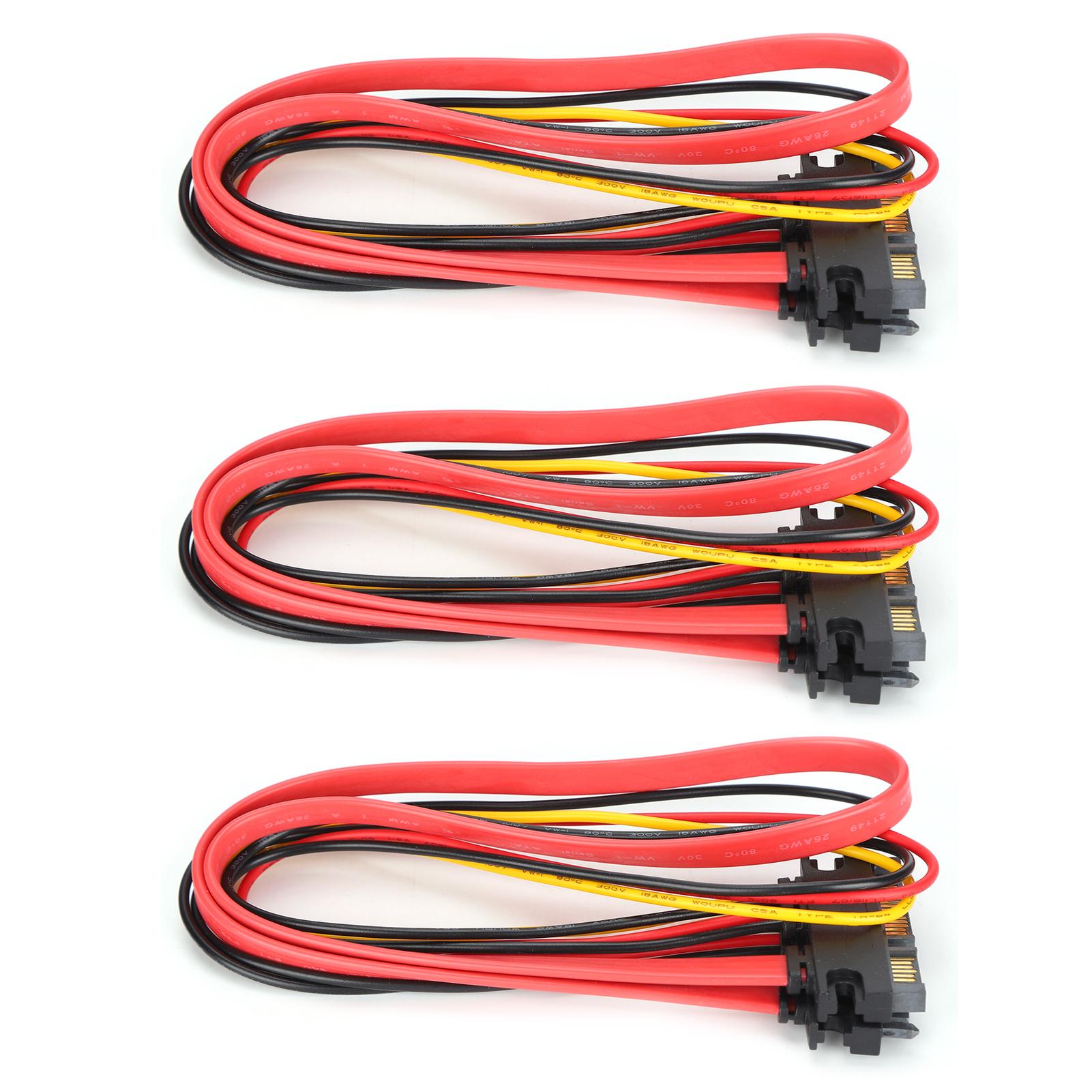 10pcs Sata Cable 7+15Pin Male to Female 22 Pin Data Power Extension Cable for External Hard Disk Data Transmission
10pcs Sata Cable 7+15Pin Male to Female 22 Pin Data Power Extension Cable for External Hard Disk Data Transmission