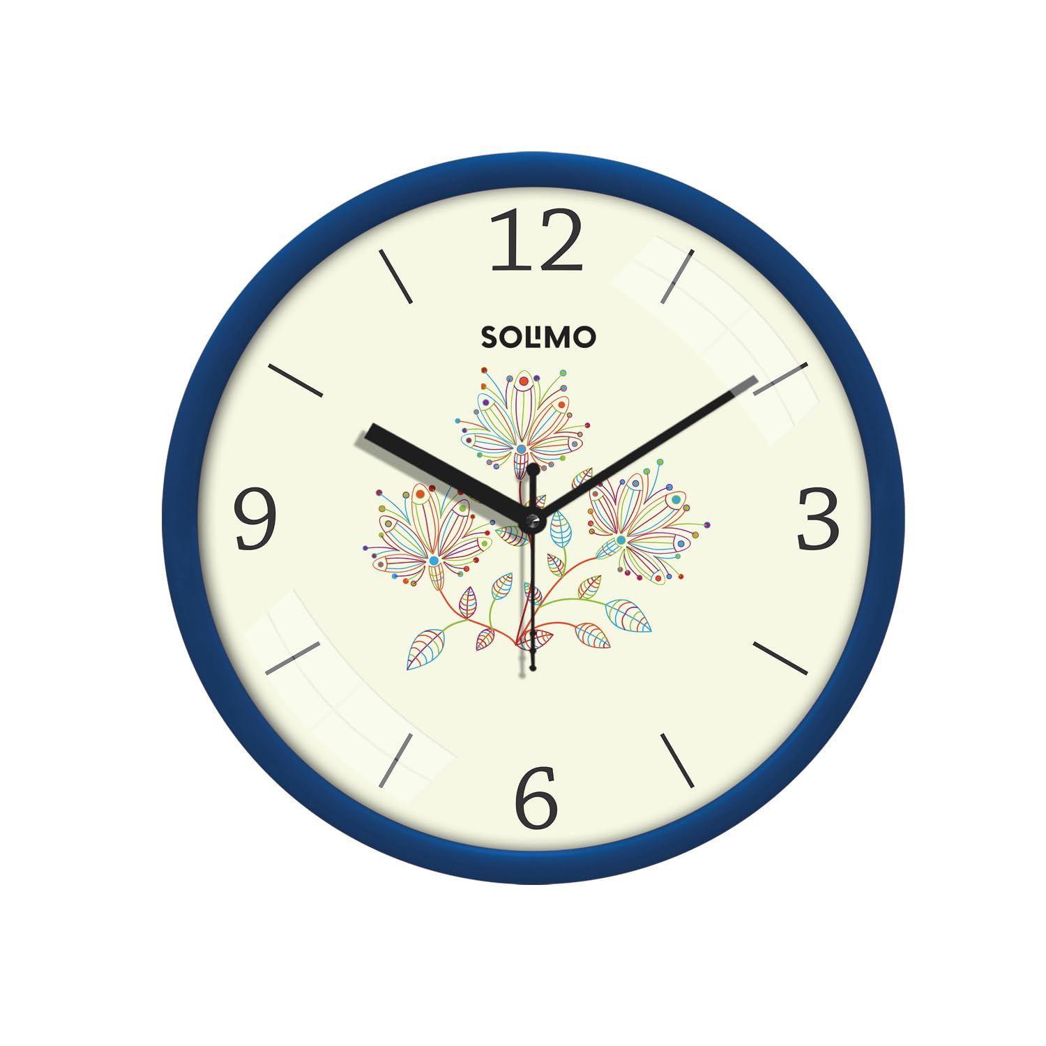 Plastic 11-Inch Classic & Modern and Stylish Flower Print Silent Movement Analog Wall Clock - Turquoise Blue
Plastic 11-Inch Classic & Modern and Stylish Flower Print Silent Movement Analog Wall Clock - Turquoise Blue