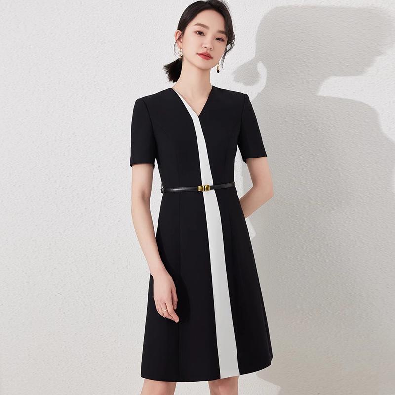 Aishangchen Women s Black & White Short Sleeve Slimming Dress - 2024 Summer Fashion Casual Large
Aishangchen Women s Black & White Short Sleeve Slimming Dress - 2024 Summer Fashion Casual Large